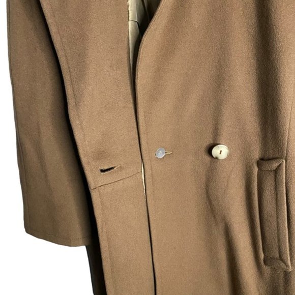 Harold Huberman Women's Vintage Wool & Cashmere Blend Overcoat - Picture 8 of 10